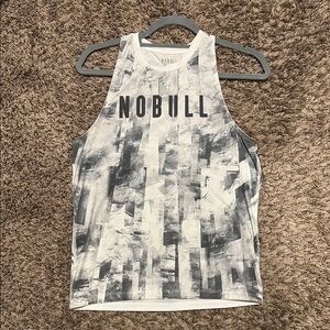 NOBULL Gray and White Tank Top
